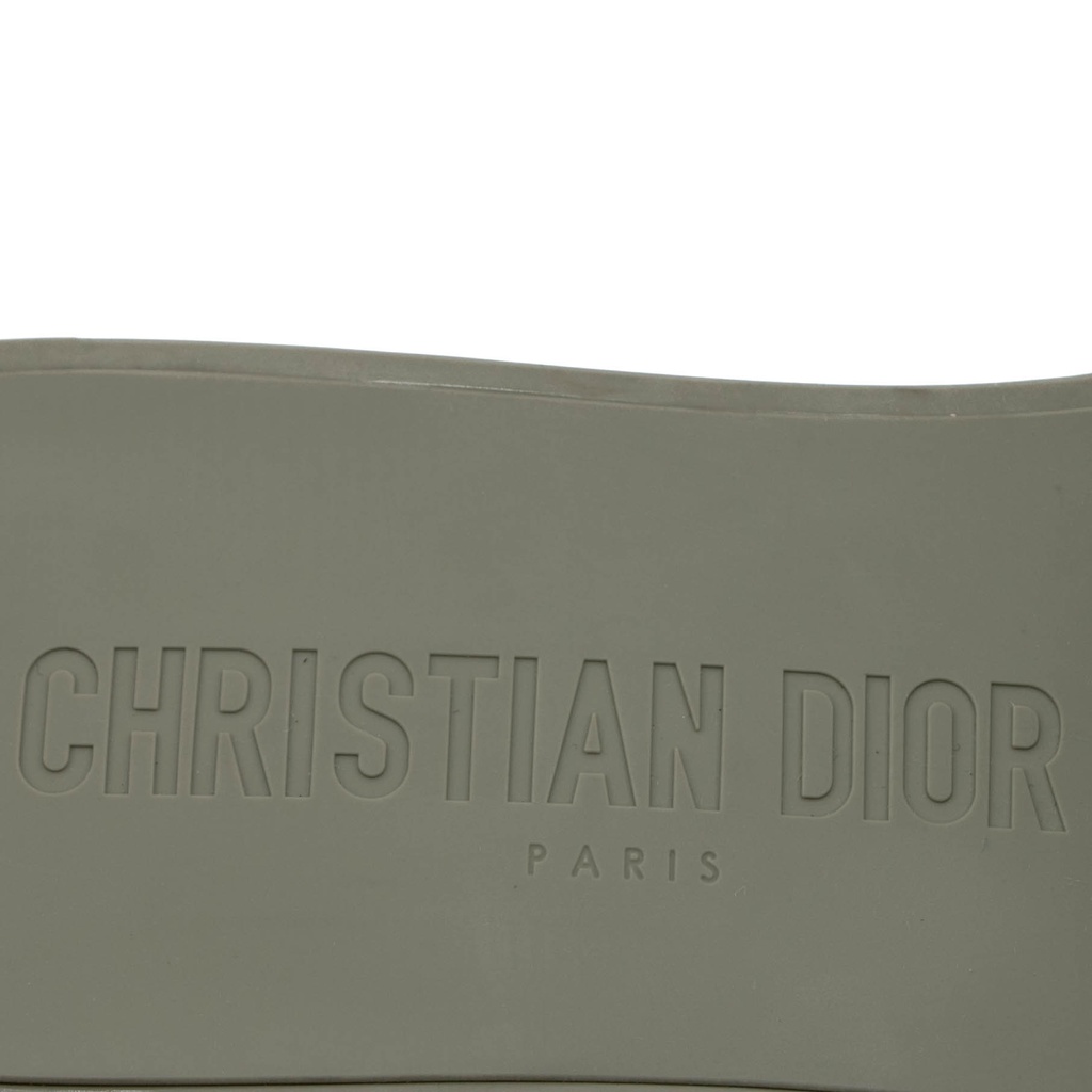 Christian Dior Rubber Macrocannage Dio(r)evolution Slide Sandals Pastel Size 41