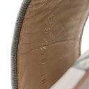 Christian Dior Dway Slide Gray Embroidered Cotton and Toile de Jouy Motif Size 37 1/2