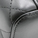 Chanel Lambskin Quilted My Chanel Lady Vanity Case With Chain Black