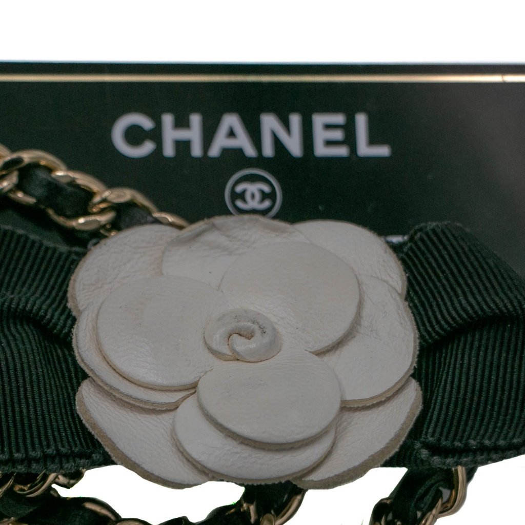 Chanel Lambskin Quilted My Chanel Lady Vanity Case With Chain Black