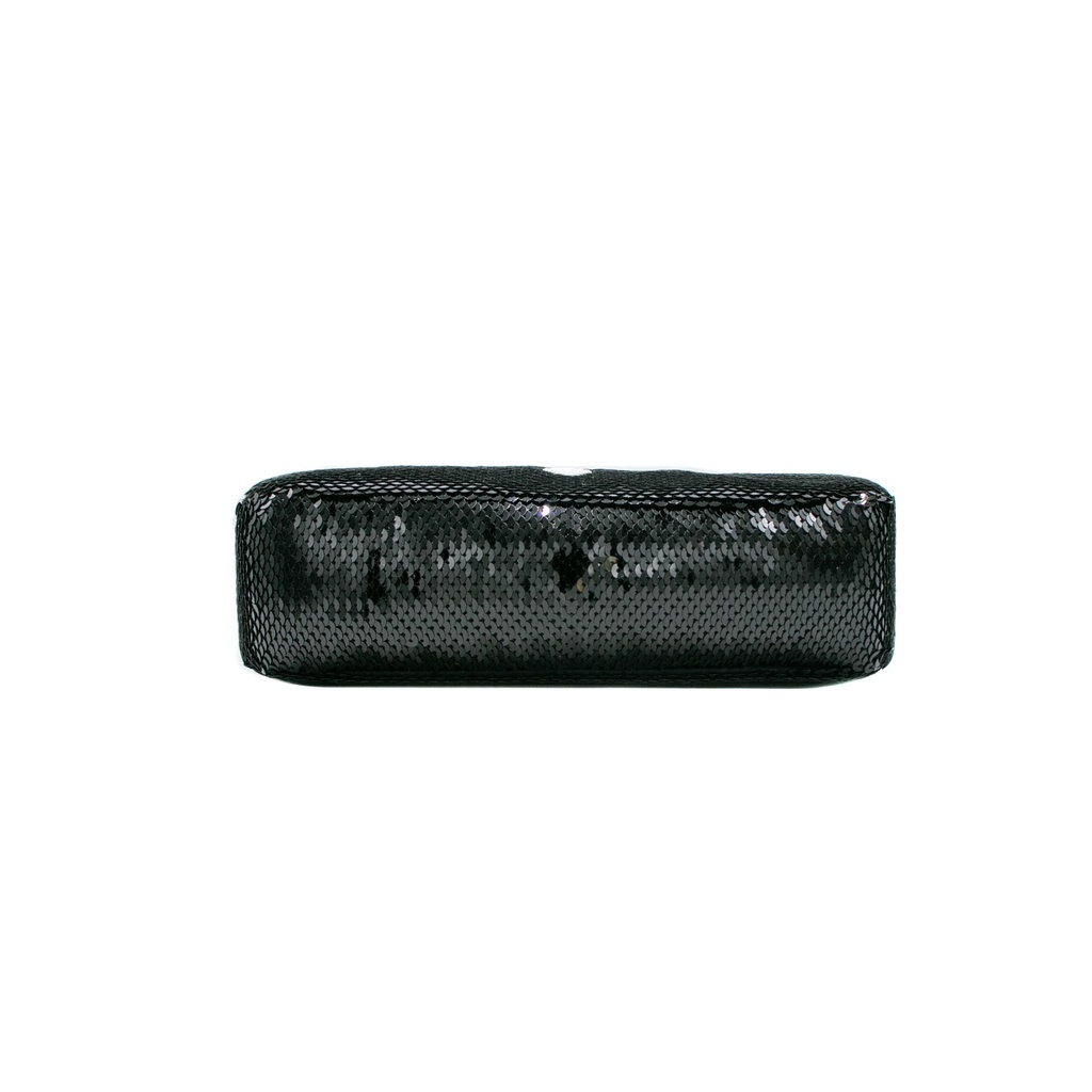Prada Sequin Mini Re-Edition 2000 Bag Black White