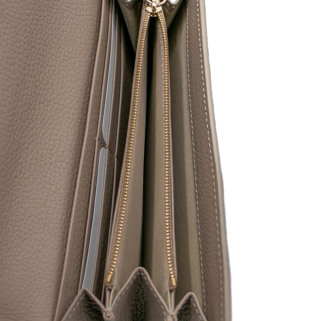 Gucci Guccissima Continental Wallet Beige 815922