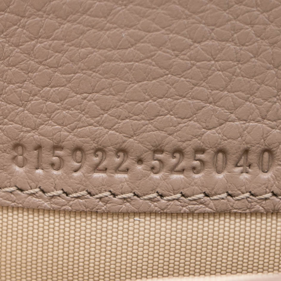 Gucci Guccissima Continental Wallet Beige 815922