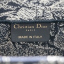 Christian Dior Canvas Embroidered Small Dioriviera Toile De Jouy Book Tote Blue