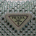 Prada Satin Crystal Mini Re-Edition 2000 Bag