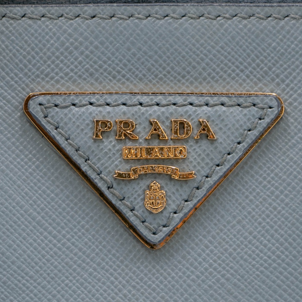 Prada Saffiano Lux Small Promenade Tote Astrale