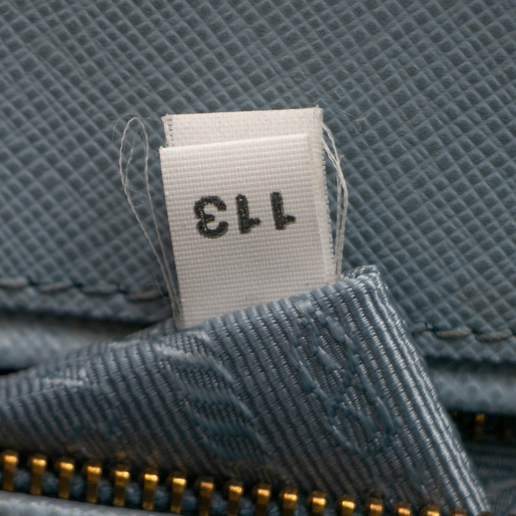 Prada Saffiano Lux Small Promenade Tote Astrale