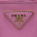 Prada Saffiano Lux Small Promenade Tote Orchidea