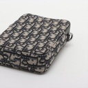 Dior Oblique Canvas & Leather Shoulder bag Navy Blue