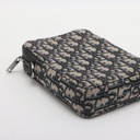 Dior Oblique Canvas & Leather Shoulder bag Navy Blue