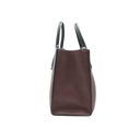 Louis Vuitton Calfskin City Steamer MM Burgundy Black