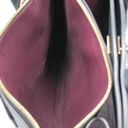 Louis Vuitton Calfskin City Steamer MM Burgundy Black