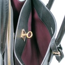 Louis Vuitton Calfskin City Steamer MM Burgundy Black