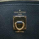 Louis Vuitton Calfskin City Steamer MM Burgundy Black