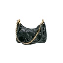Prada Sequin Mini Re-Edition 2000 Shoulder Bag Black