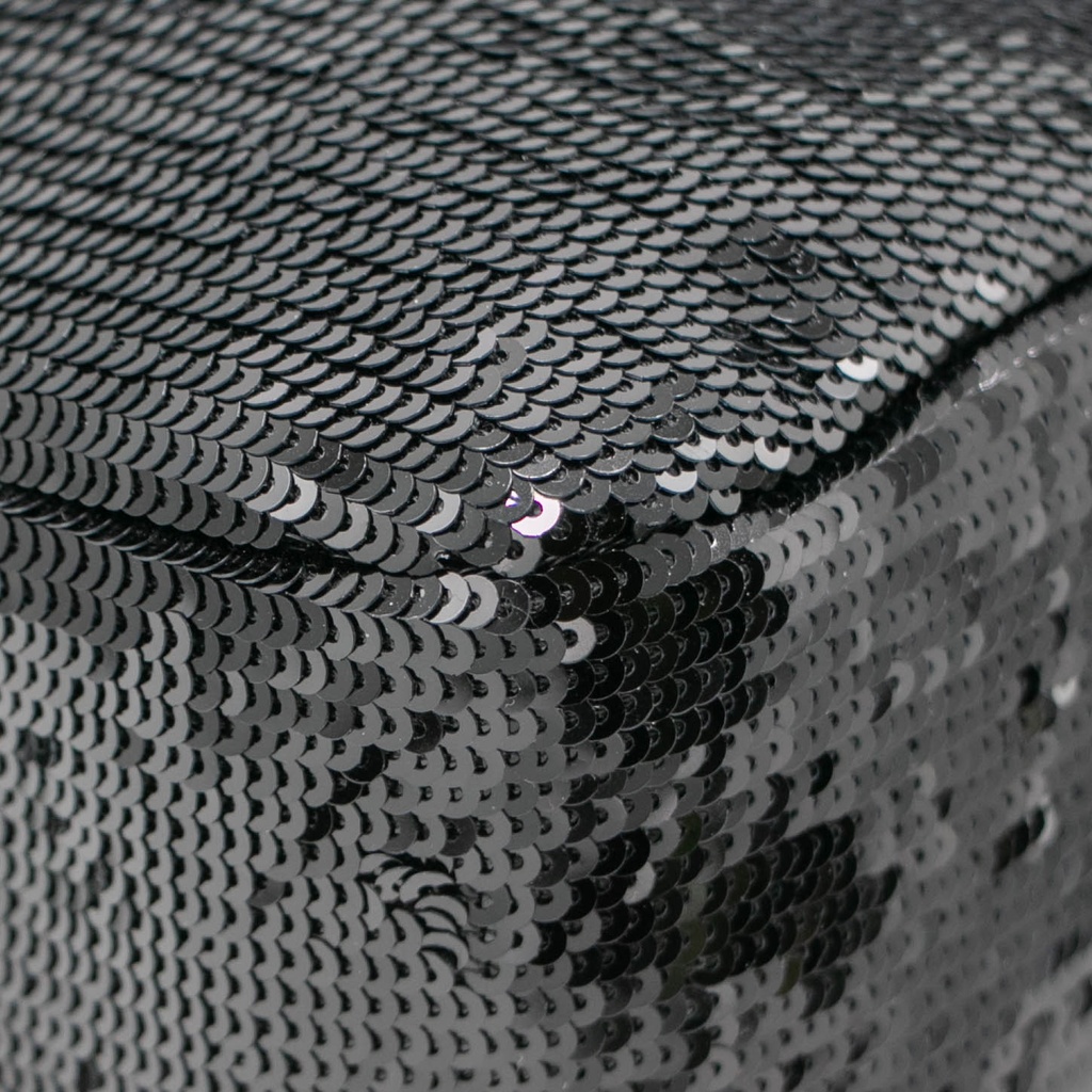 Prada Sequin Mini Re-Edition 2000 Shoulder Bag Black