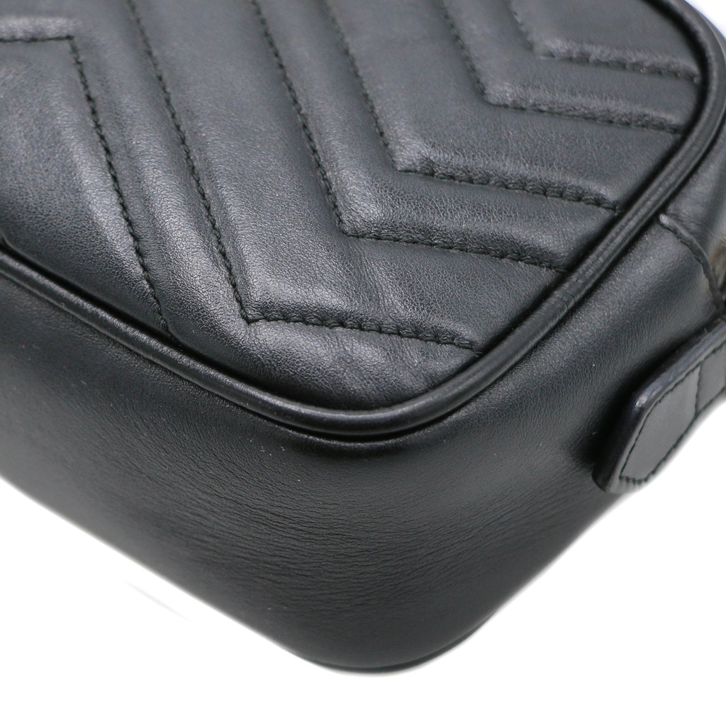 Gucci GG Marmont Mini Camera Bag Black 448065