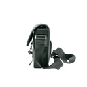 Prada Tessuto Nylon Saffiano Logo Messenger Bag Black