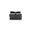 Prada Tessuto Nylon Saffiano Logo Messenger Bag Black