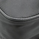 Prada Tessuto Nylon Saffiano Logo Messenger Bag Black