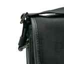 Prada Tessuto Nylon Saffiano Logo Messenger Bag Black