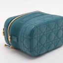 Christian Dior  Cannage DiorTravel Vanity Case Blue