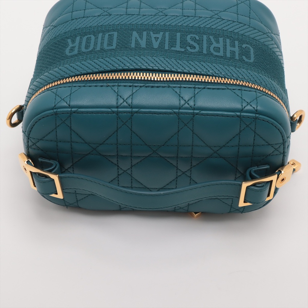 Christian Dior  Cannage DiorTravel Vanity Case Blue