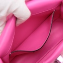 Valentino Leather Roman Stud Top Handle Bag Small Pink