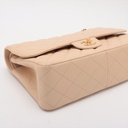 Chanel Classic Caviar Double Flap Large Bag Beige