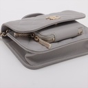 Chanel  Business Affinity Caviar Chain Wallet Grey 