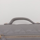 Chanel  Business Affinity Caviar Chain Wallet Grey 