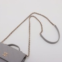Chanel  Business Affinity Caviar Chain Wallet Grey 