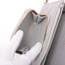 Chanel  Business Affinity Caviar Chain Wallet Grey 