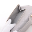 Chanel  Business Affinity Caviar Chain Wallet Grey 