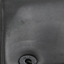 Christian Dior Matte Calfskin Flower Embellished Medium Lady Dior Black
