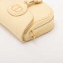 Christian Dior Bobby Leather Shoulder Micro Bag Yellow