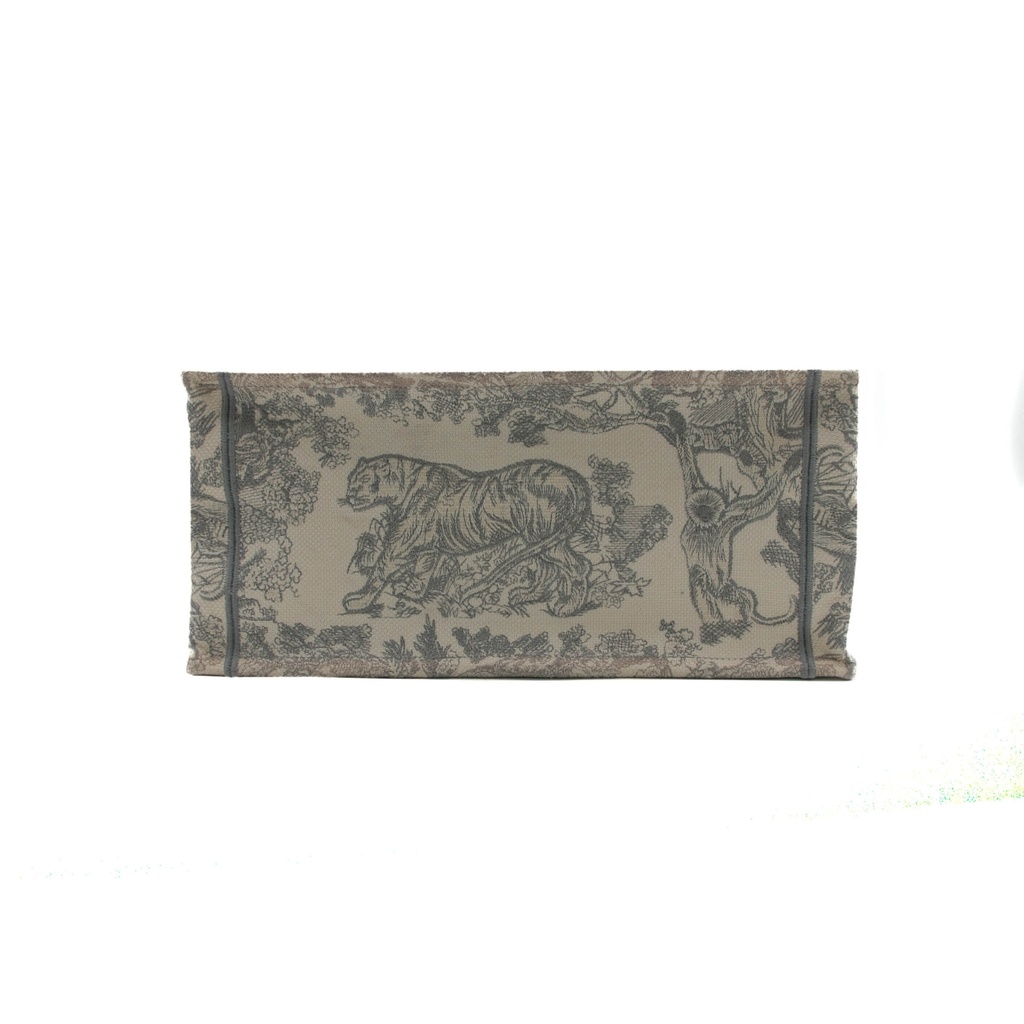 Christian Dior Toile de Jouy Canvas Medium Book Tote