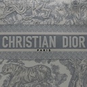 Christian Dior Toile de Jouy Canvas Medium Book Tote