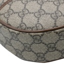 Gucci GG Half-Moon Shaped Mini Bag in Beige and Ebony 726843