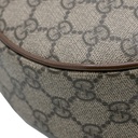Gucci GG Half-Moon Shaped Mini Bag in Beige and Ebony 726843