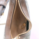Gucci GG Half-Moon Shaped Mini Bag in Beige and Ebony 726843