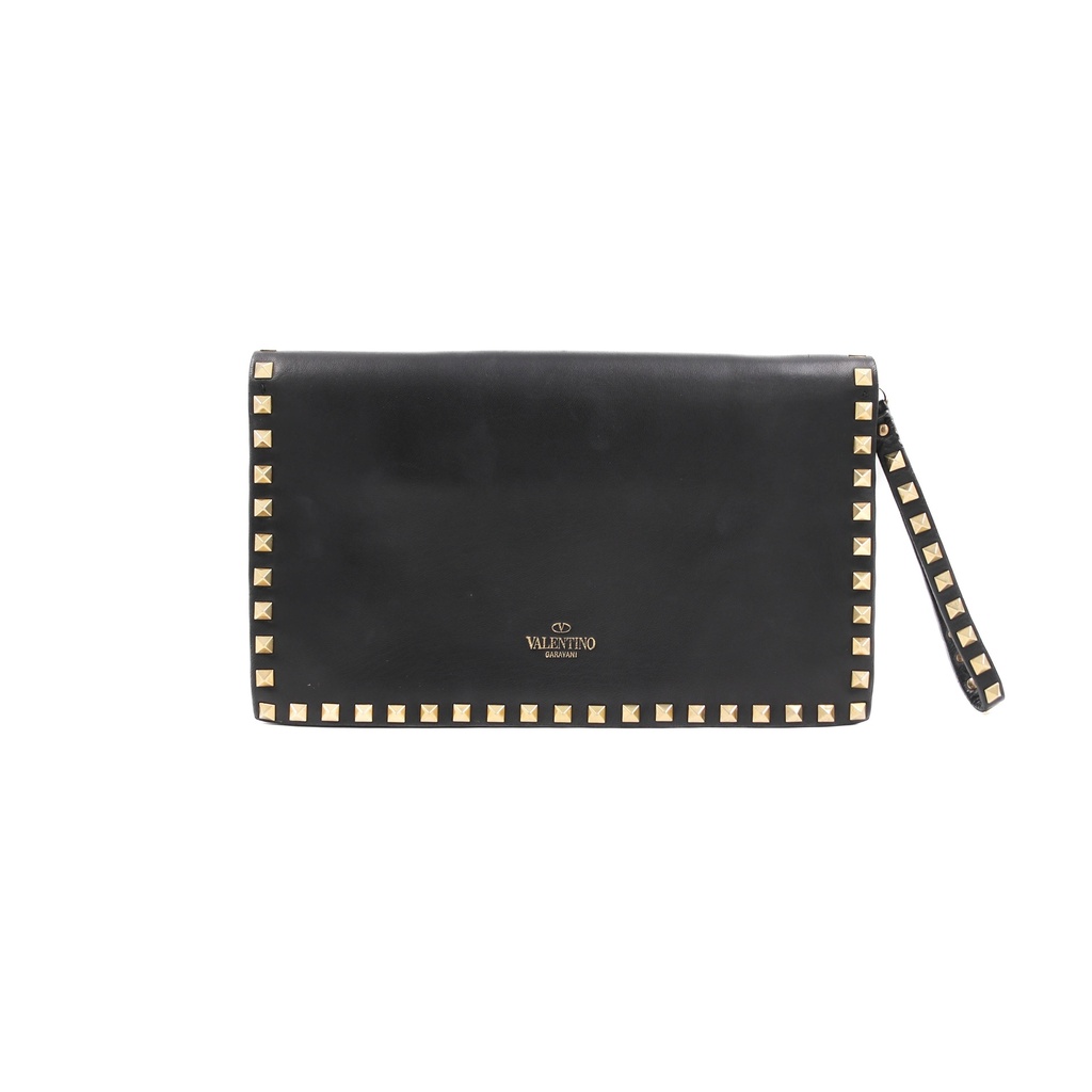 Valentino Garavani Rockstud Clutch Black