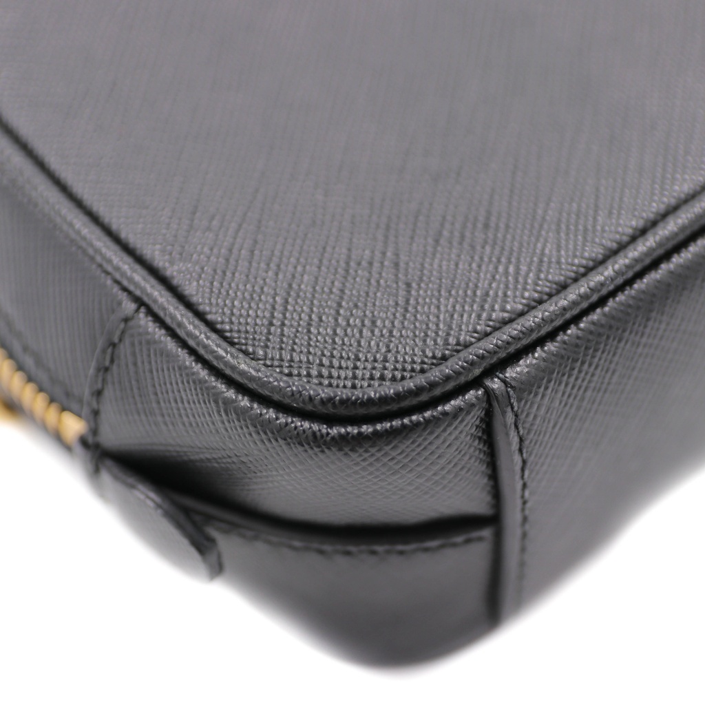 Prada Zip Crossbody Bag Saffiano Leather Mini