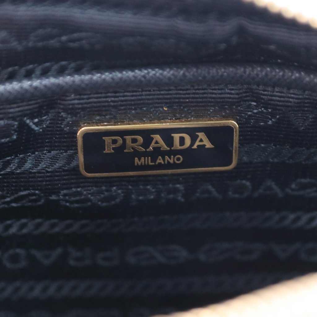 Prada Zip Crossbody Bag Saffiano Leather Mini