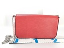 Louis Vuitton Epi Pochette Felicie Coquelicot Red