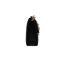 Valentino Garavani Vitello Small Glam Lock Rockstud Flap Black