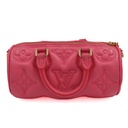 Louis Vuitton Calfskin Bubblegram Papillon BB Dragon Fruit