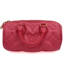Louis Vuitton Calfskin Bubblegram Papillon BB Dragon Fruit