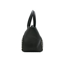Valentino Garavani Vitello Rockstud Double Handle Tote Black