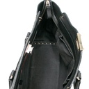 Valentino Garavani Vitello Rockstud Double Handle Tote Black